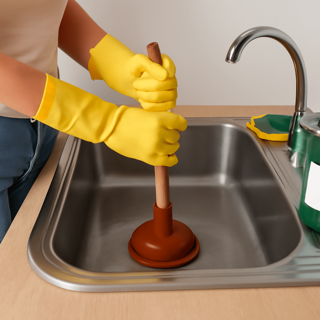 Sewer line cleaning and repair.