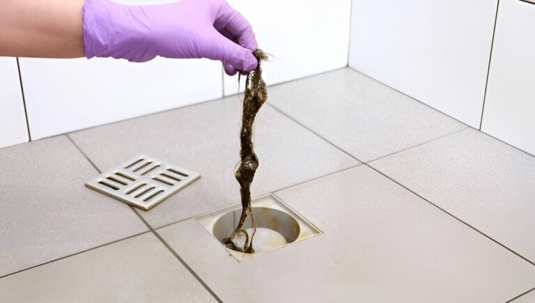 Clogged Bathroom Drain