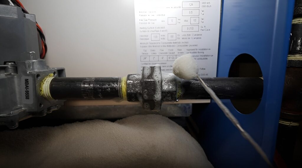 Gas Line leak detection