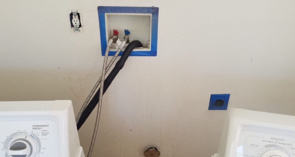 Laundry Room Water Line Installation